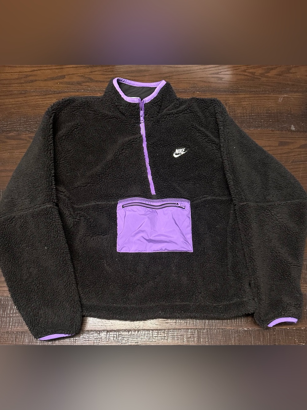 Nike Club Fleece+ Half-Zip Fleece Sherpa Winterized Retro Oversized - MEDIUM